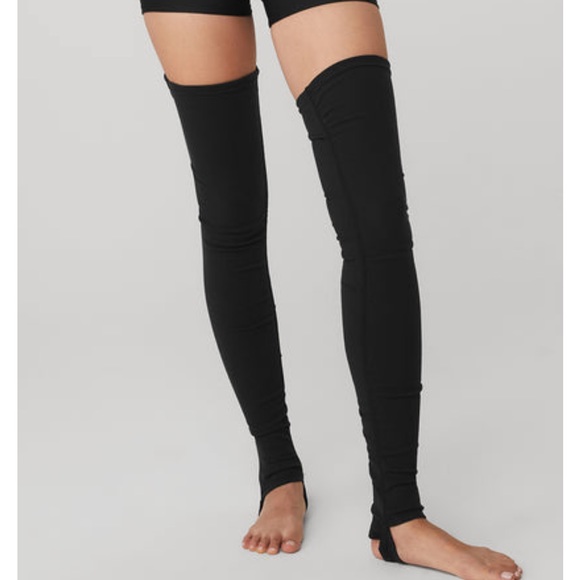 ALO Yoga Accessories Alo Goddess Leg Warmer Size S Dark Grey